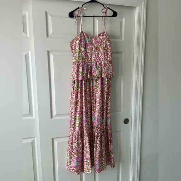 Misa Los Angeles Pink Floral Maxi Dress - Picture 3 of 6